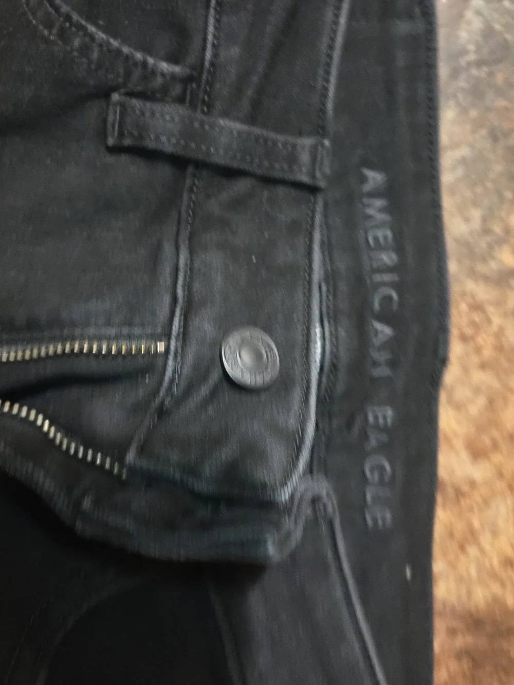 American Eagle Outfitters Black and Brown Women’s Jeans Trio